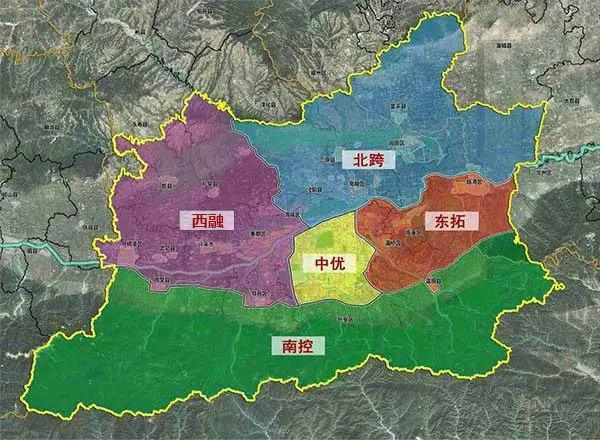西安“北跨、南控、西進、東拓”的空間戰略?圖源網絡.png